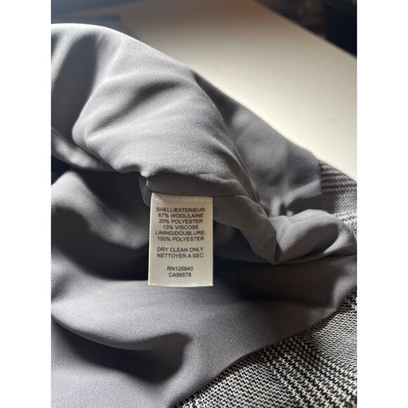 Intermix Exclusive Sleeveless Drop Waist Dress NEW with tags Black Plaid - Picture 5 of 7